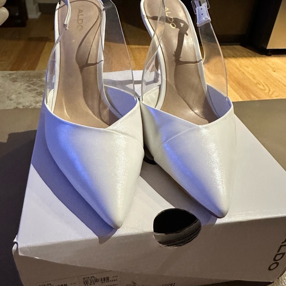 ALDO Elegant White Pointed Heels
